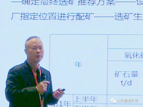 鑫海礦裝董事長(zhǎng)張?jiān)讫埾壬M(jìn)行技術(shù)分享