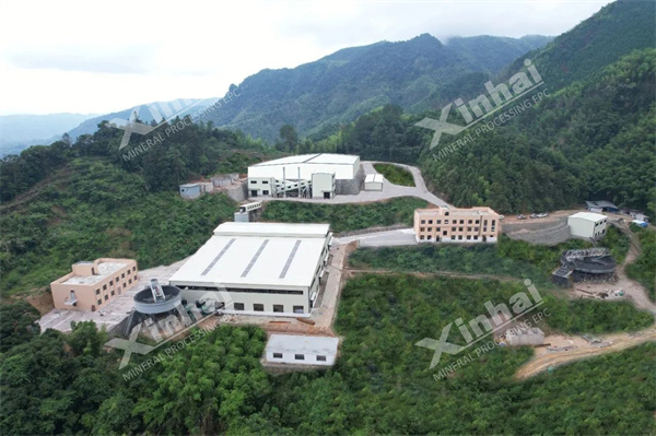 鑫海承建的江西300t/d螢石礦選廠
